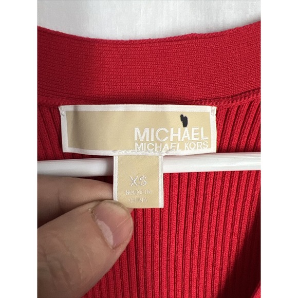 Michael Kors Red Bodycon Dress size XS - Picture 3 of 5